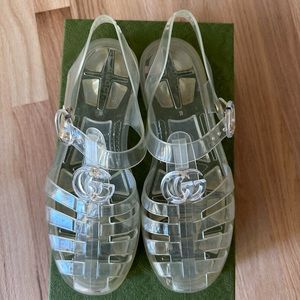Gucci Women's GG Slingback Jelly Sandals